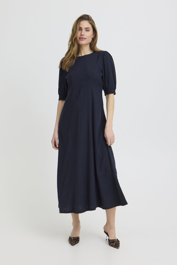 PZLUCA LONG DRESS - Dark Sapphire