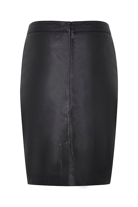 FRNELEATHER 1 SKIRT LUXE - Black