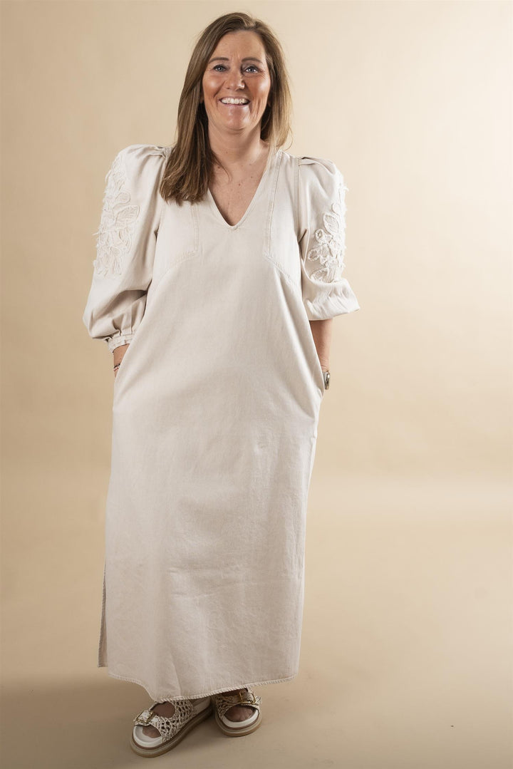 MelisseGO Dress - Creme Washed