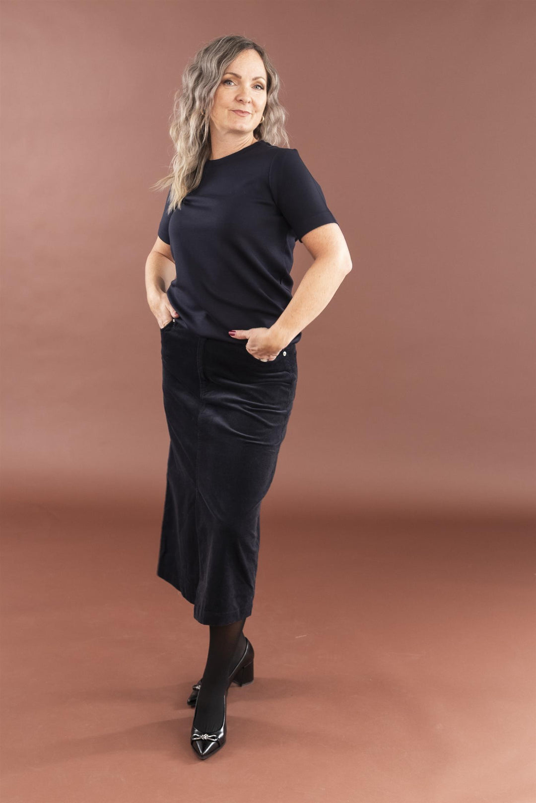 Leilani Skirt - Dark Navy
