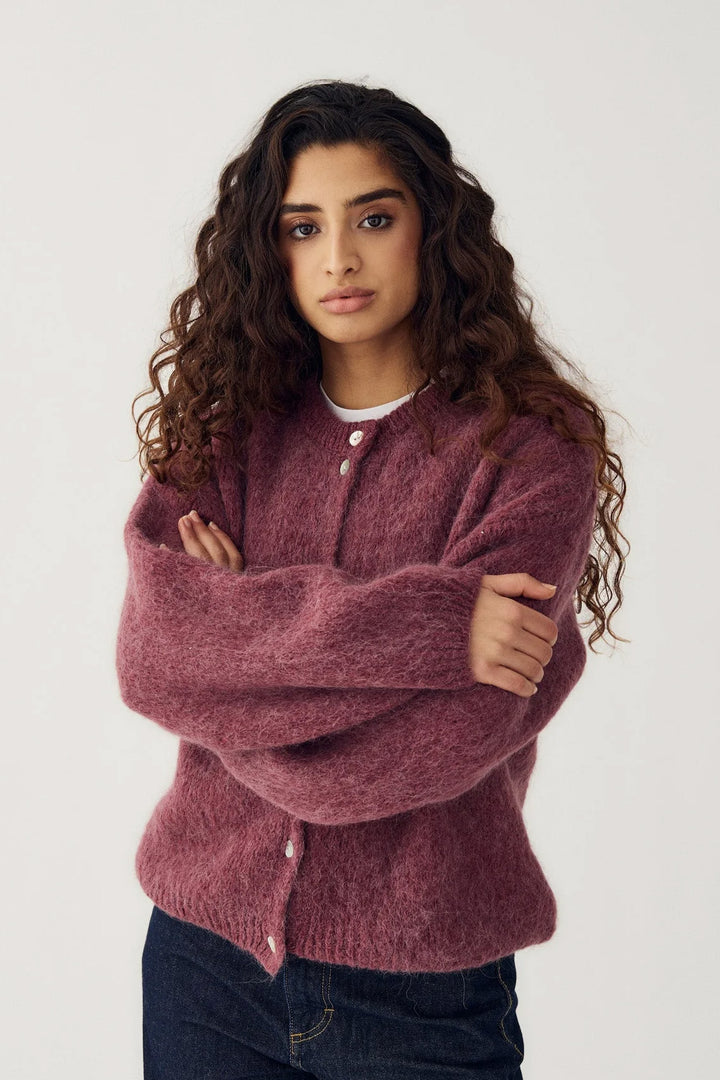 Kae Knit Cardigan - Rust