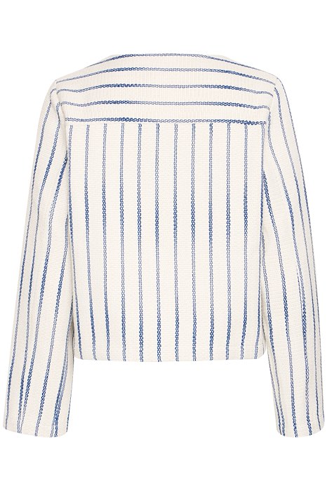 FRAKARI Jacket - Whisper White w. Navy
