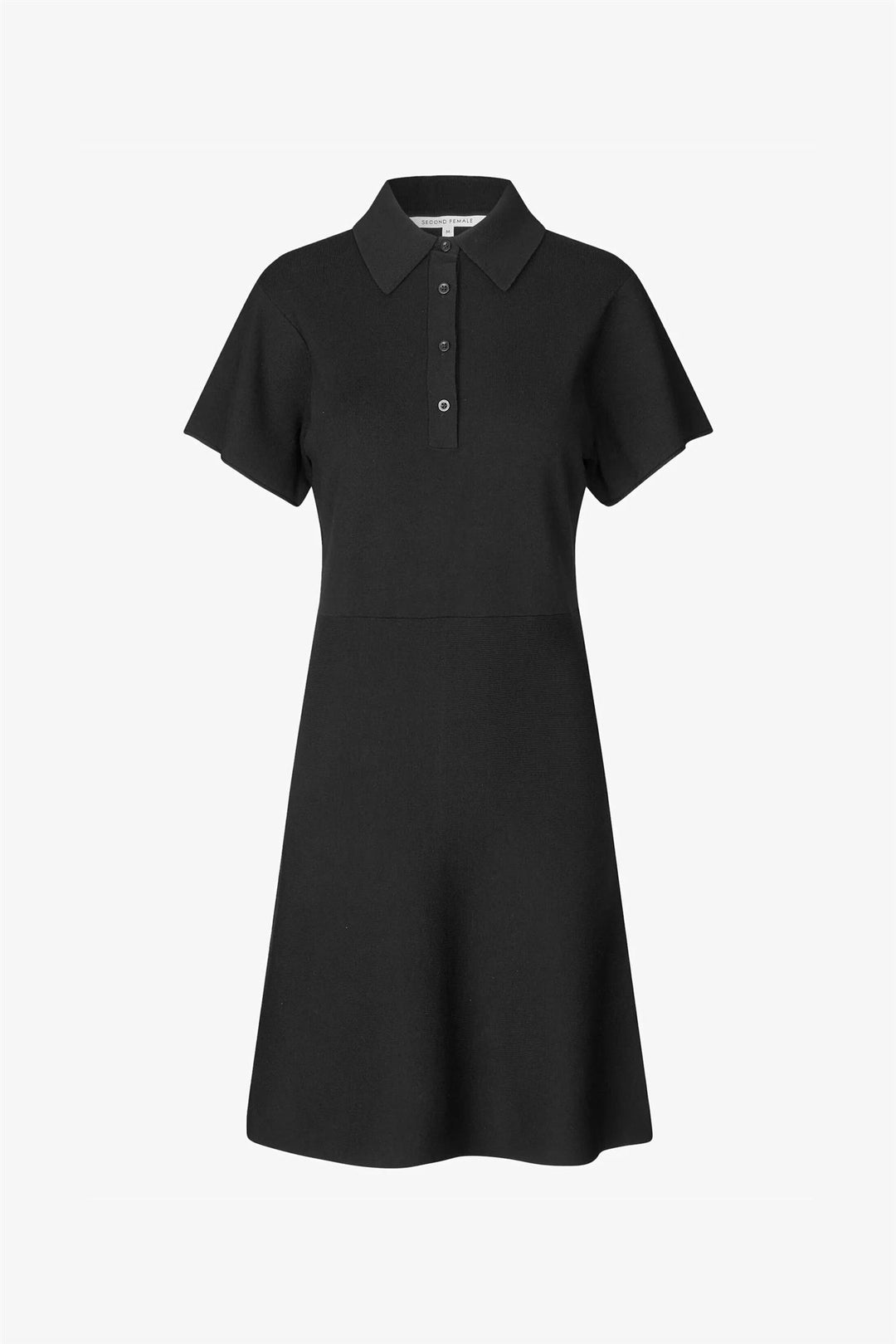Stinna Knit Dress - Black
