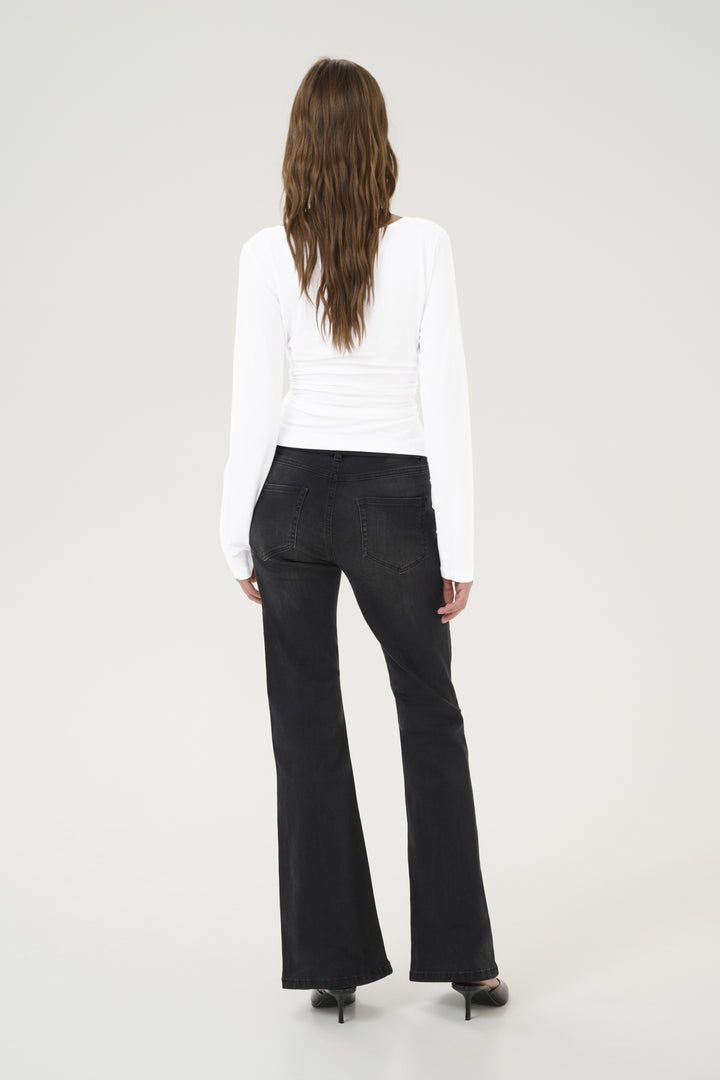 Vista Boat Neck Blouse - Bright White