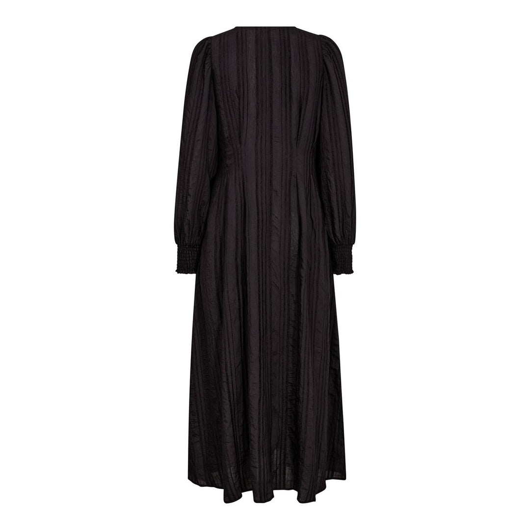 Kesi Pleat Dress - Black