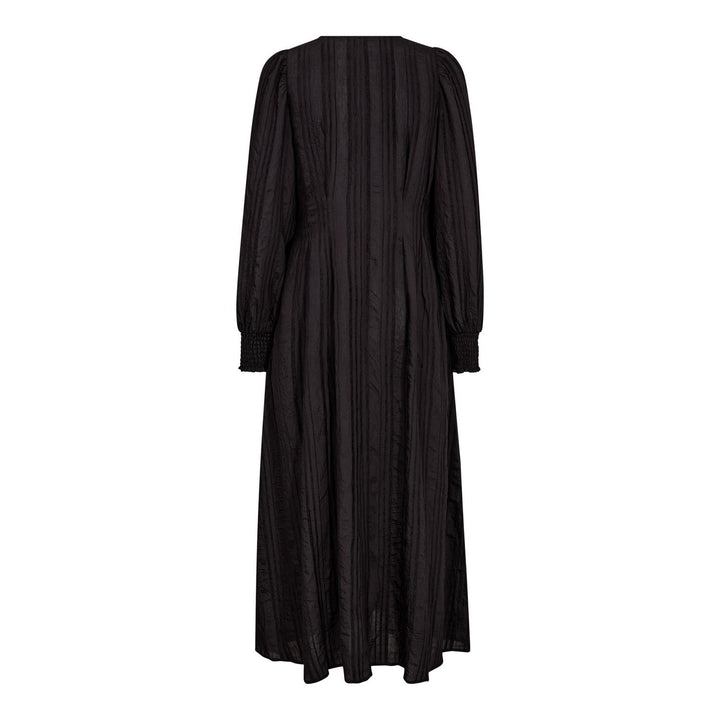 Kesi Pleat Dress - Black