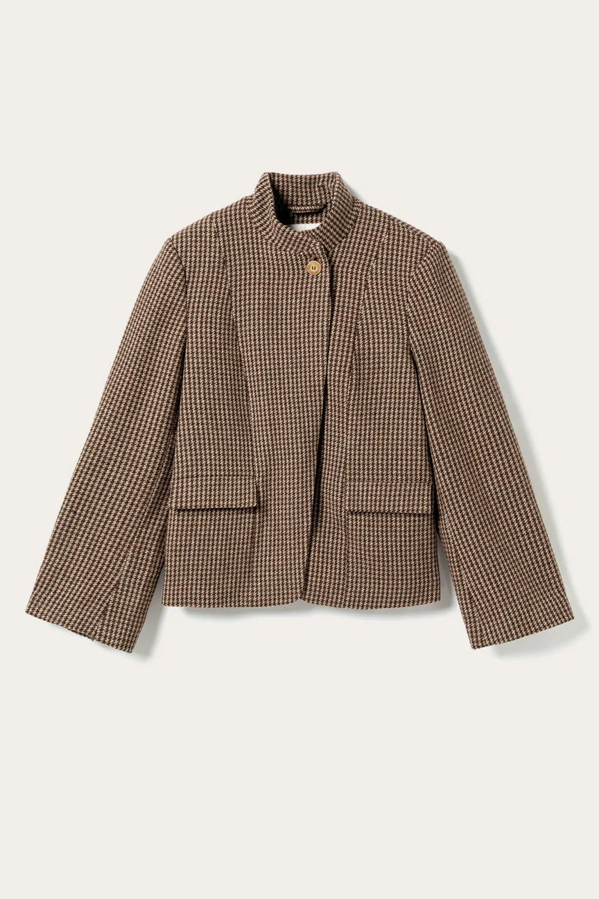 Monique Blazer - Brown Check