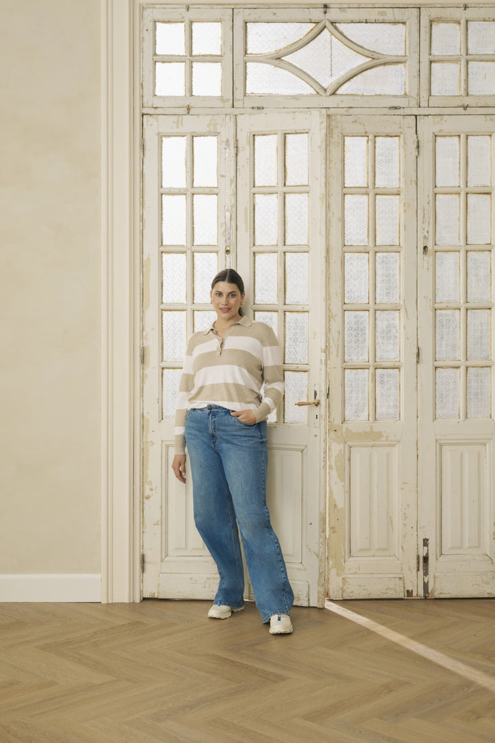 KCleoana Wide Long Jeans - Vintage Blue