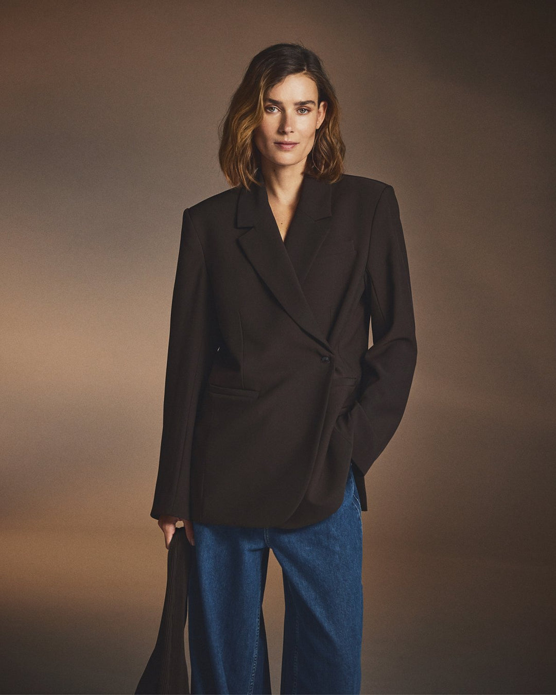 Vega Loose Blazer - Mole