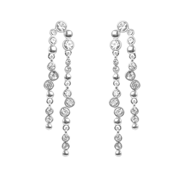 Double Sweet Droplets Earring - Silver