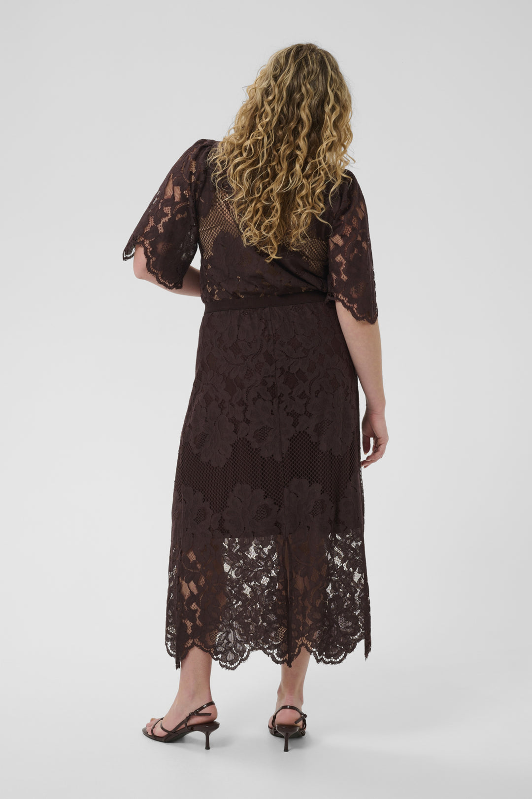 KCcarley Lace Skirt - Coffee Bean