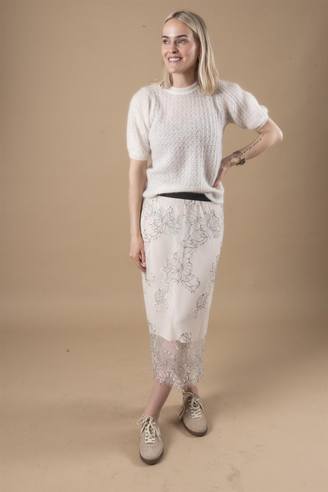 Wila Lace Skirt - Tofu