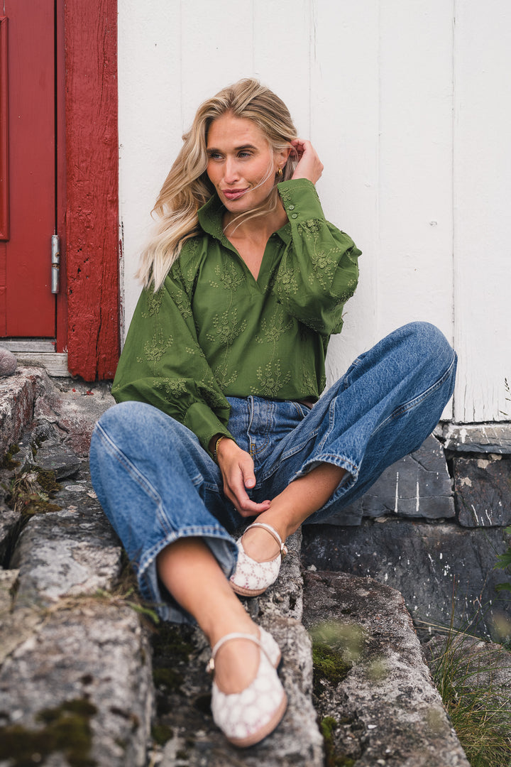 Camilla Top - Chive