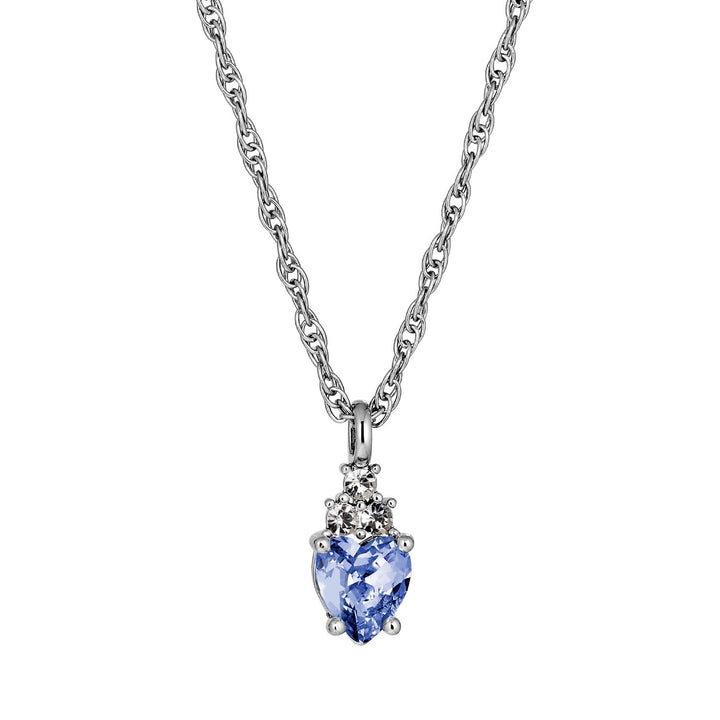 Spira Necklace - SS/Light Blue