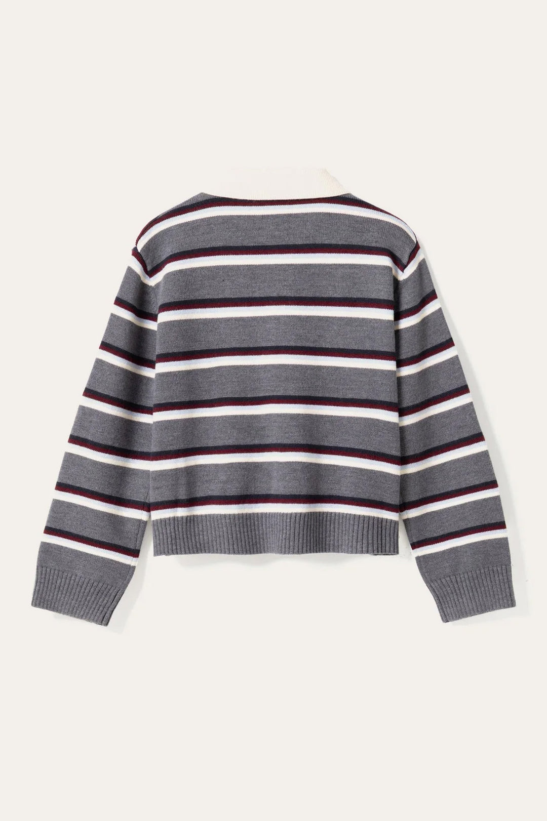 Merryl Knit - Grey Stripe