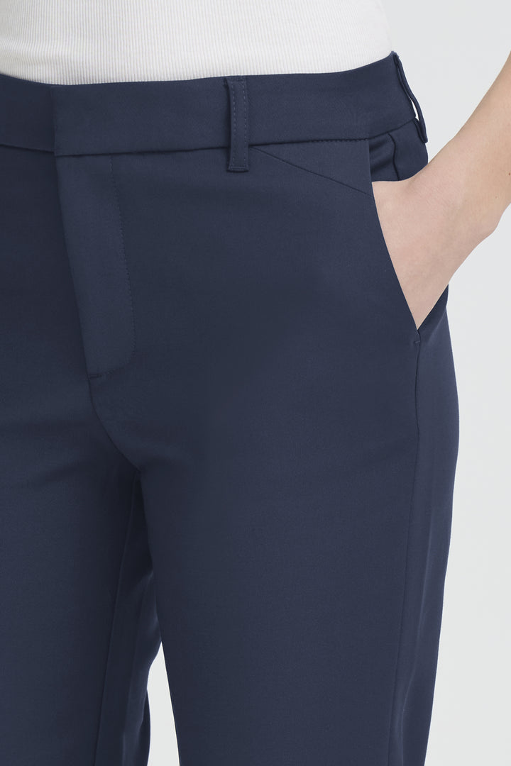 PZBINDY HighWaist Pant Ankl. Skinny Leg - Dark Sapphire