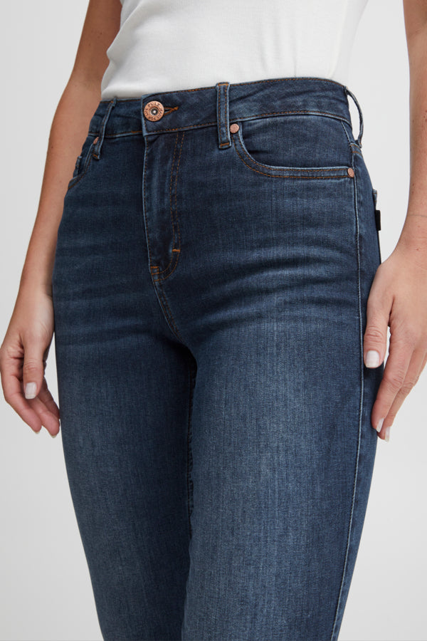 PZEMMA Jeans Straight Leg - Dark Blue