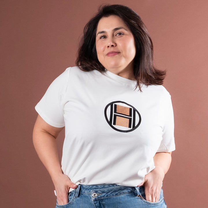 LOGO T-Shirt - White Alyssum
