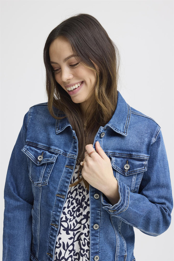SKYE DENIM JACKET - Denim Blue