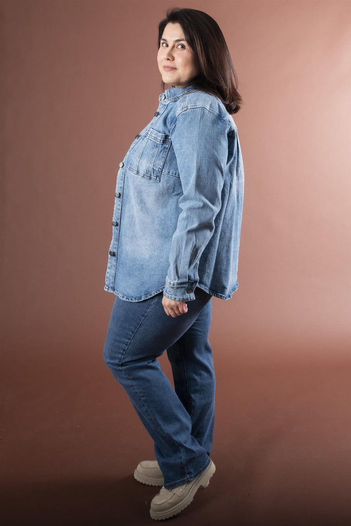 KCleoana Denim Jacket - Vintage Blue