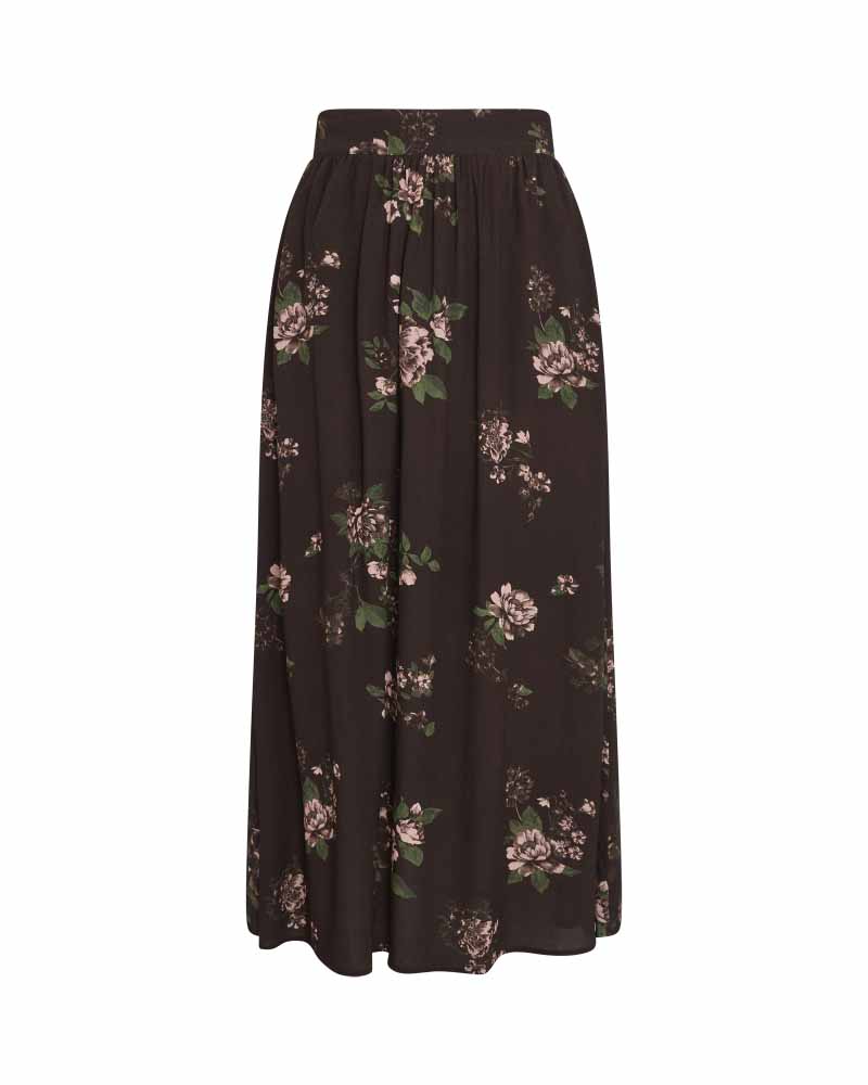 Irene HighWaist Skirt - Misty Rose Flower