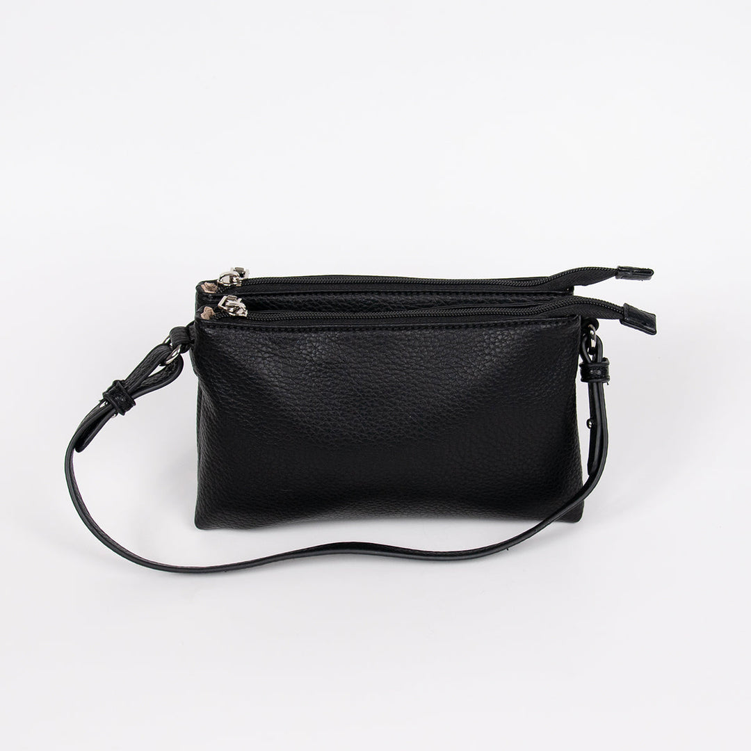 Harper Dobbel Clutch - black