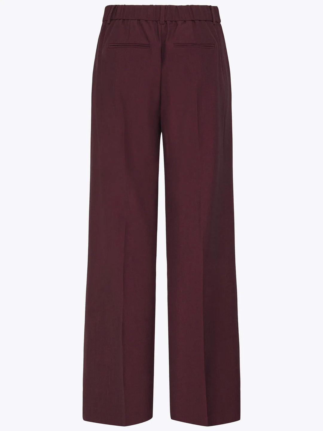 BYDANTA WIDE LEG PANT 2 CROP - Fig Melange