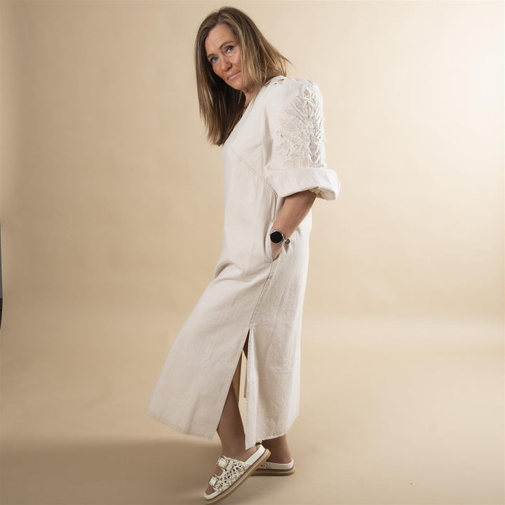 MelisseGO Dress - Creme Washed