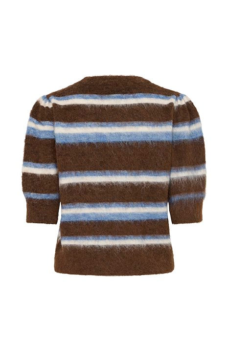 BYMILOU JUMPER - POTTING SOIL MEL. STRIPE
