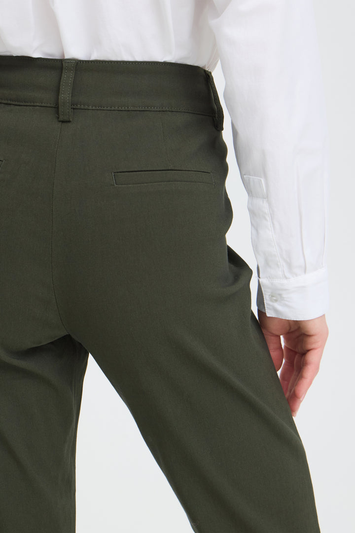 BYDIXI STRAIGHT PANTS - Rosin