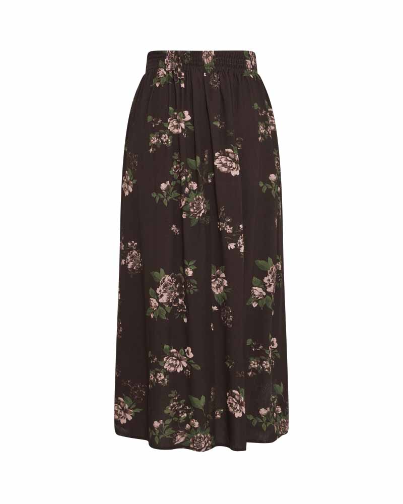 Irene HighWaist Skirt - Misty Rose Flower