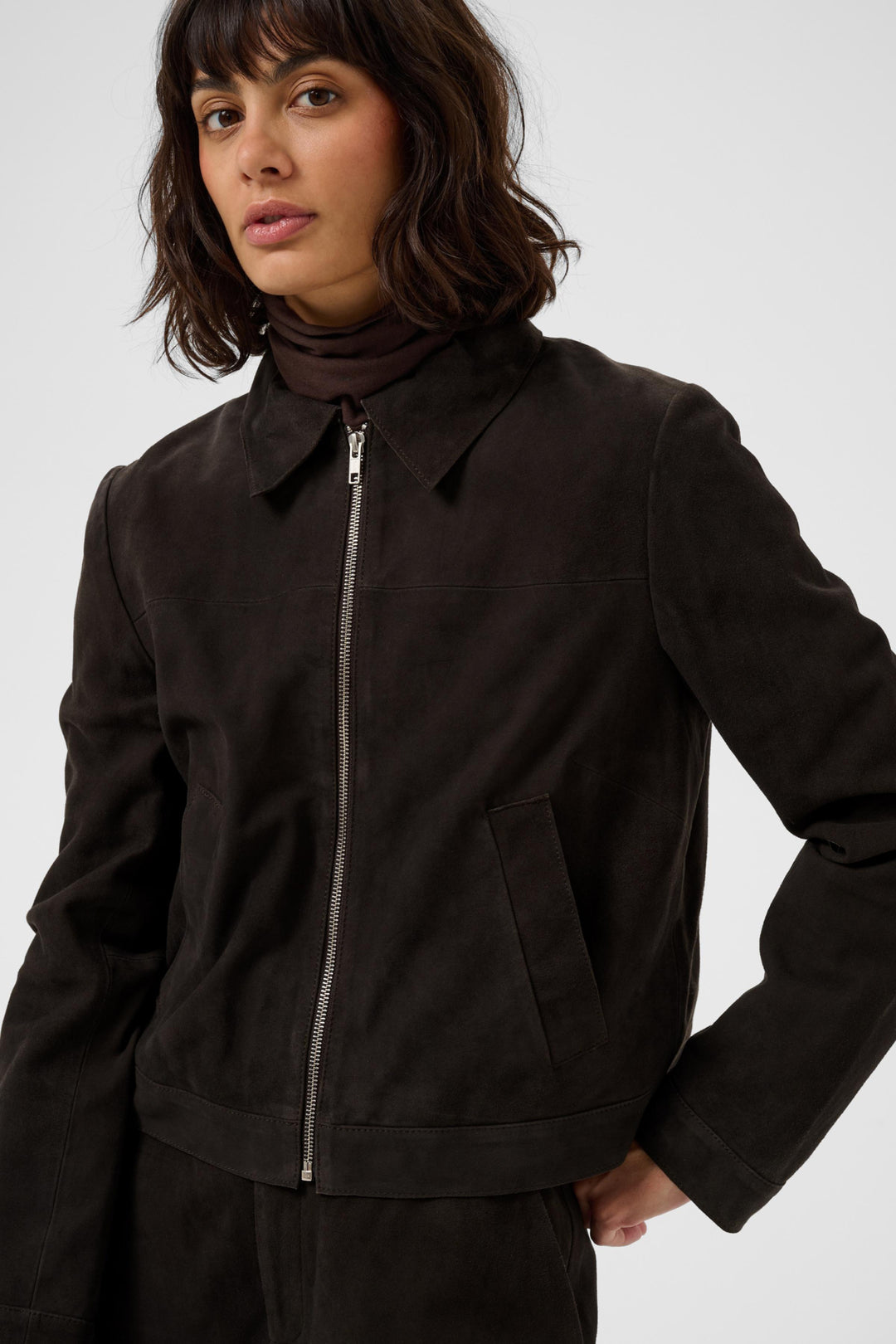 Carynn Leather Jacket - Mole&
