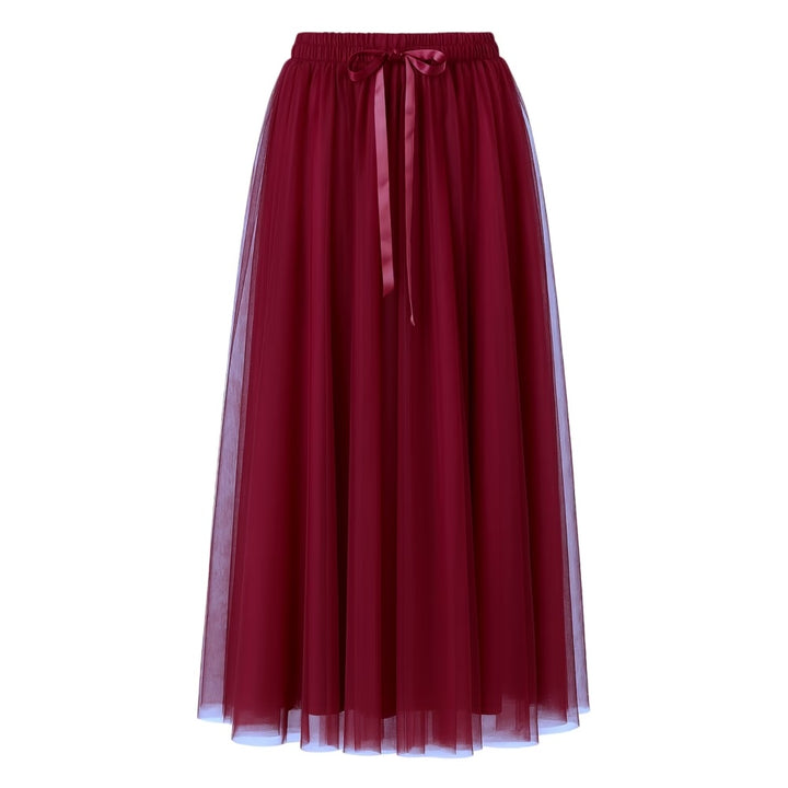 Tulle Skirt - Bordeaux