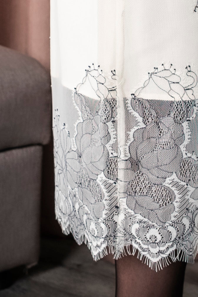 Wila Lace Skirt - Tofu