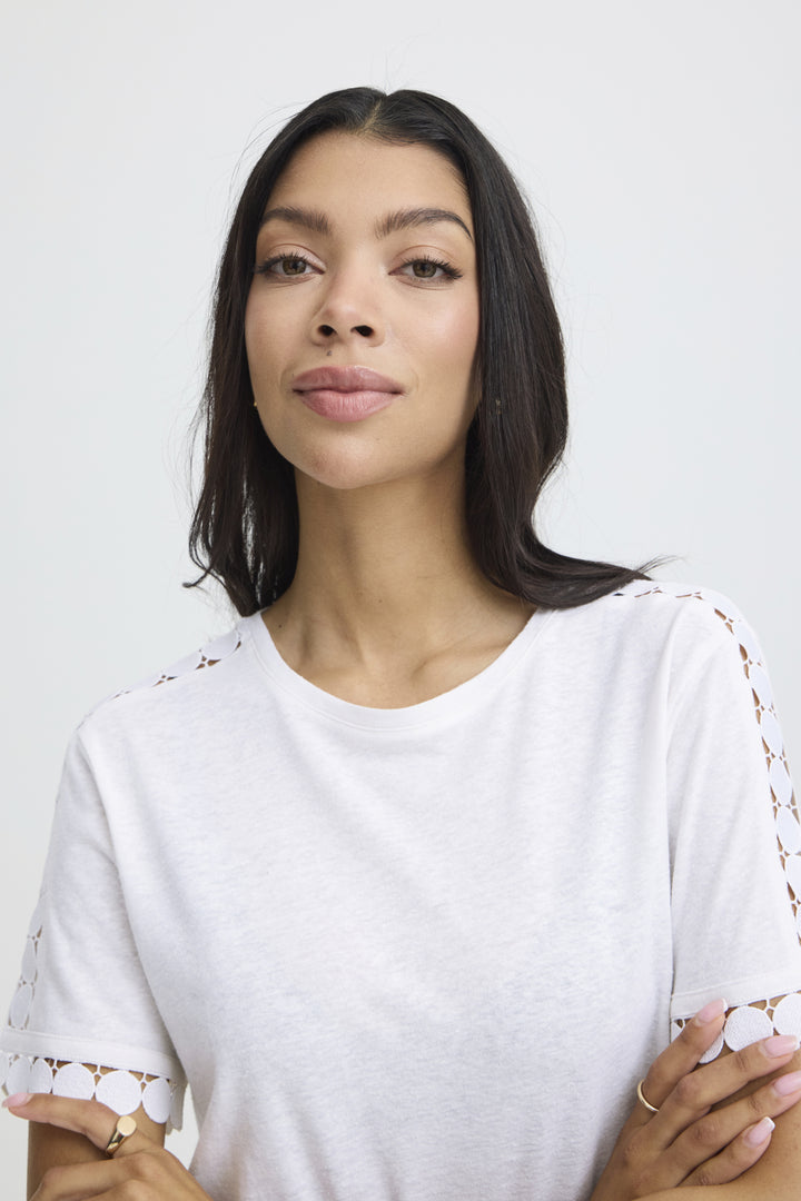BYSOLTA T-SHIRT - Marshmallow