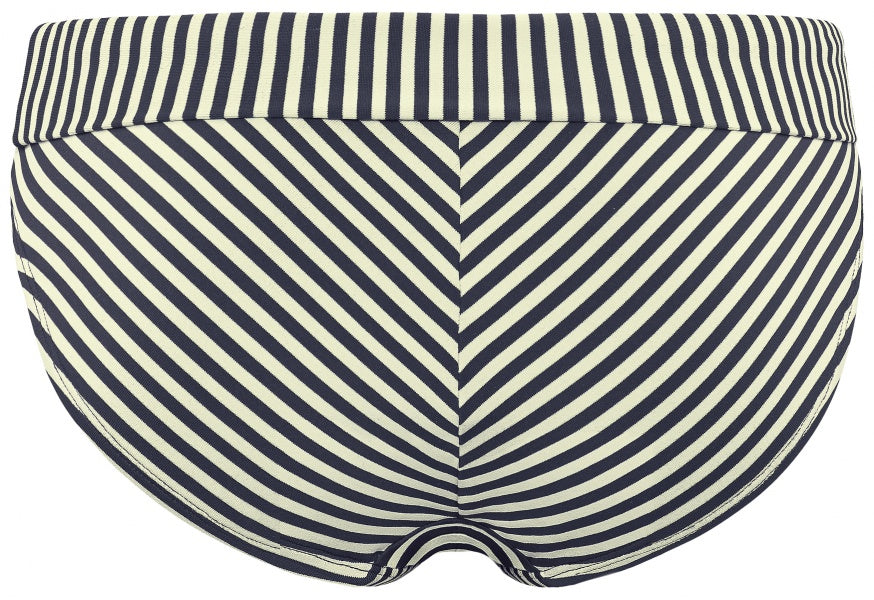 Holi Vintage Fold Down Briefs - Navy stripe
