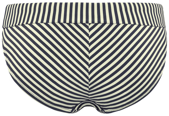 Holi Vintage Fold Down Briefs - Navy stripe