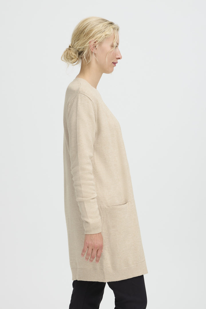BYNONINA CARDIGAN - Cement Melange