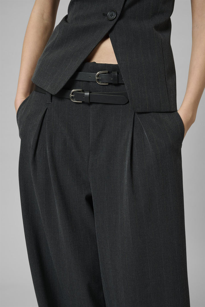 Luna High Wide Pant - Asphalt