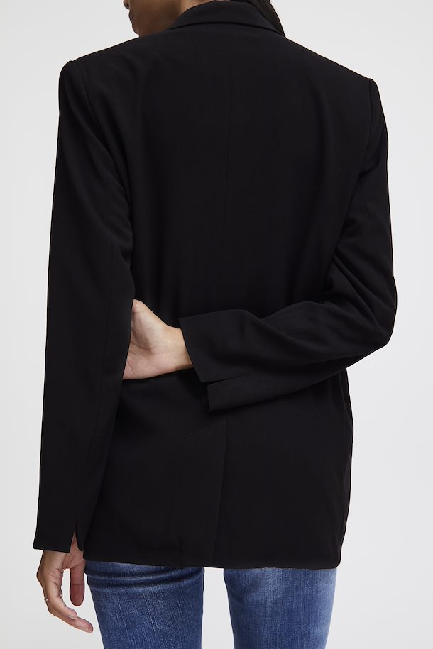BYDANTA BLAZER - HEAVY WOVEN - Black