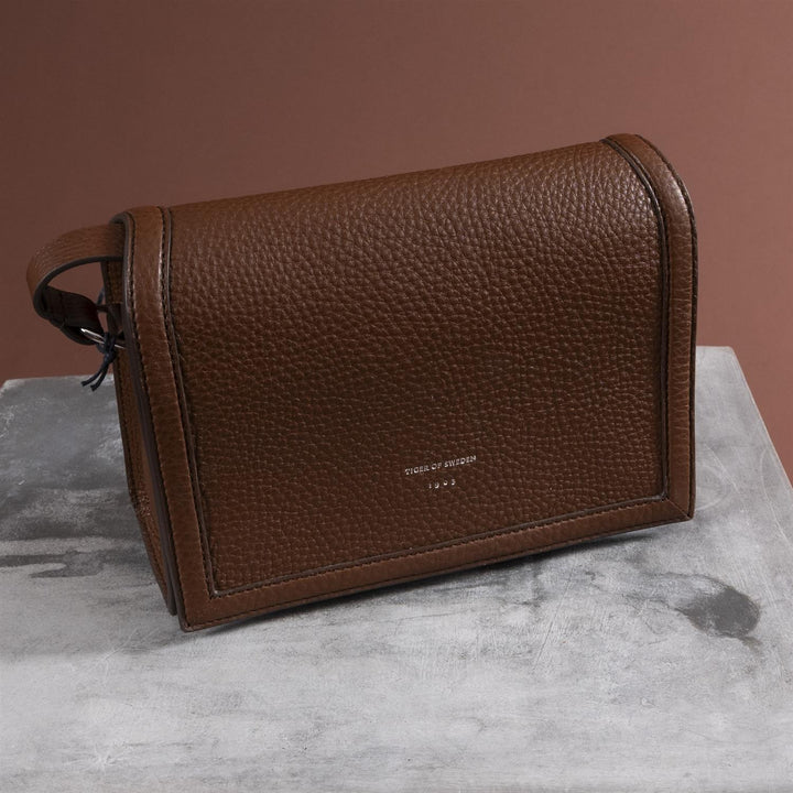 Sonti Crossbody Leather Bag - Cognac