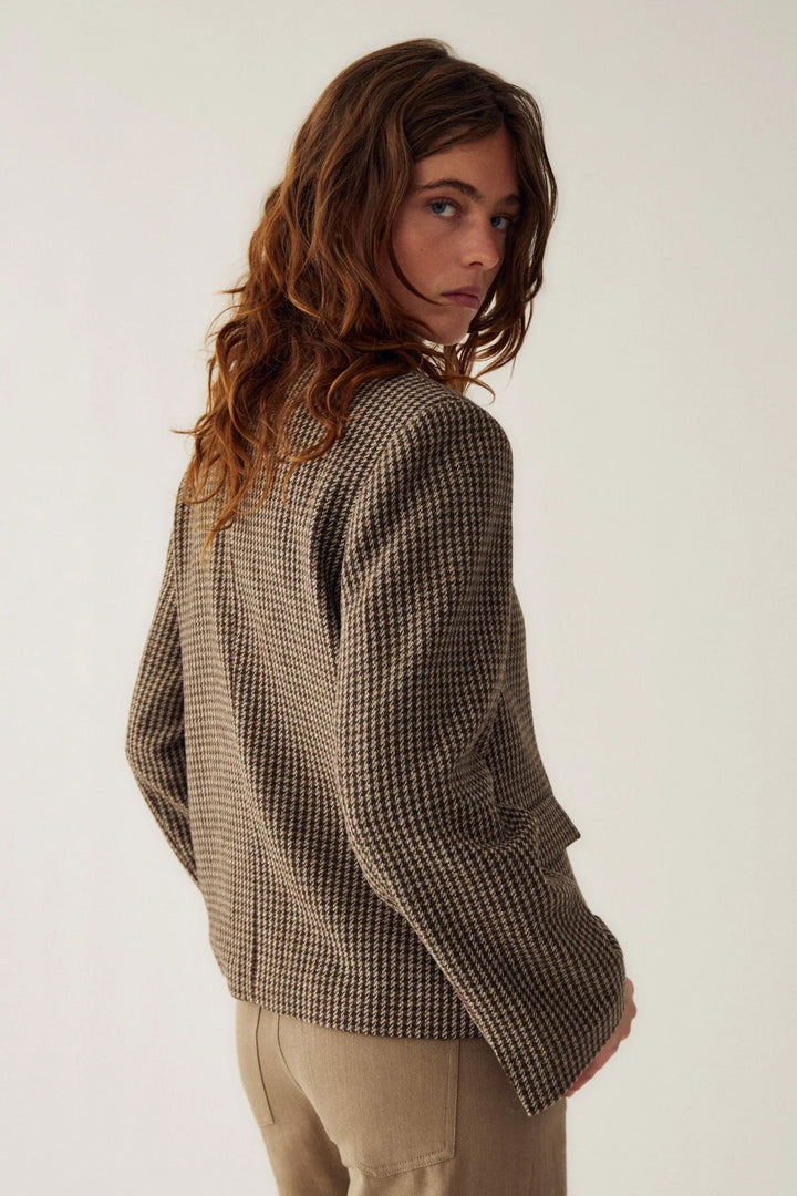 Monique Blazer - Brown Check