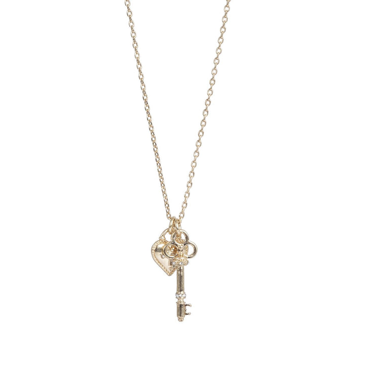 Open My Heart Necklace Short - Gold