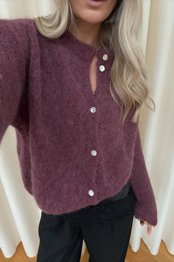 Kae Knit Cardigan - Rust
