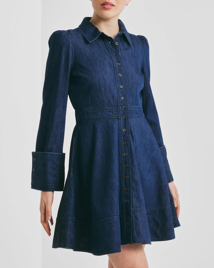 Denim Mini Dress - Denimblue