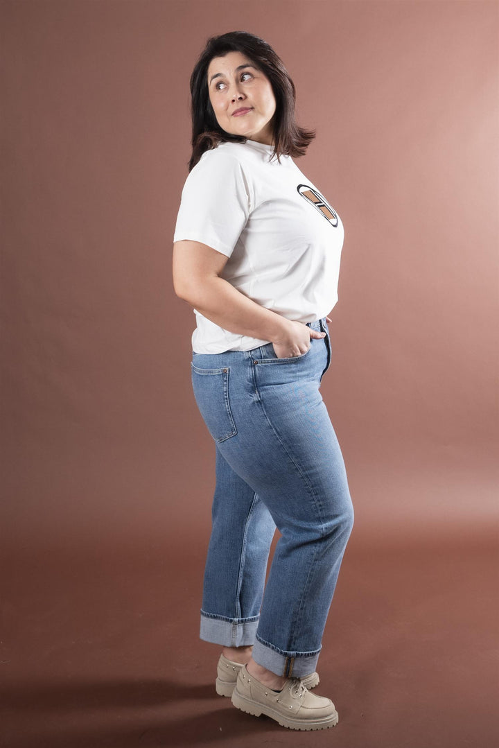 LOGO T-Shirt - White Alyssum