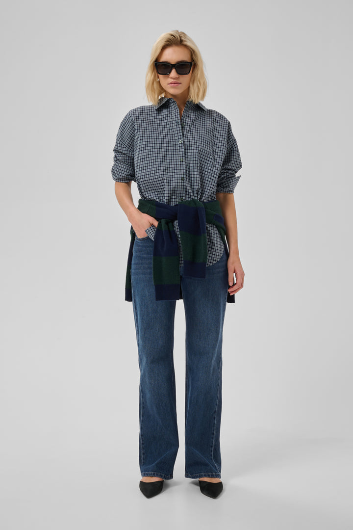 05 THE LOUIS 139 HIGH WIDE - Dark Blue Retro Wash