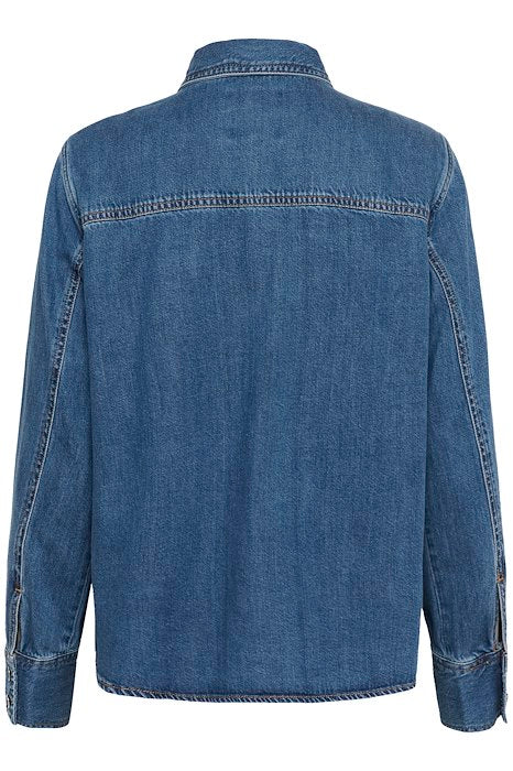 Payas Shirt - Medium blue denim