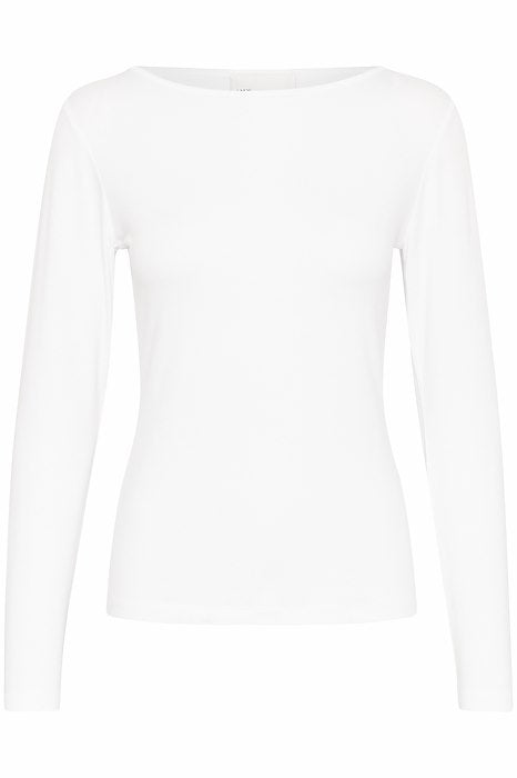 Vista Boat Neck Blouse - Bright White