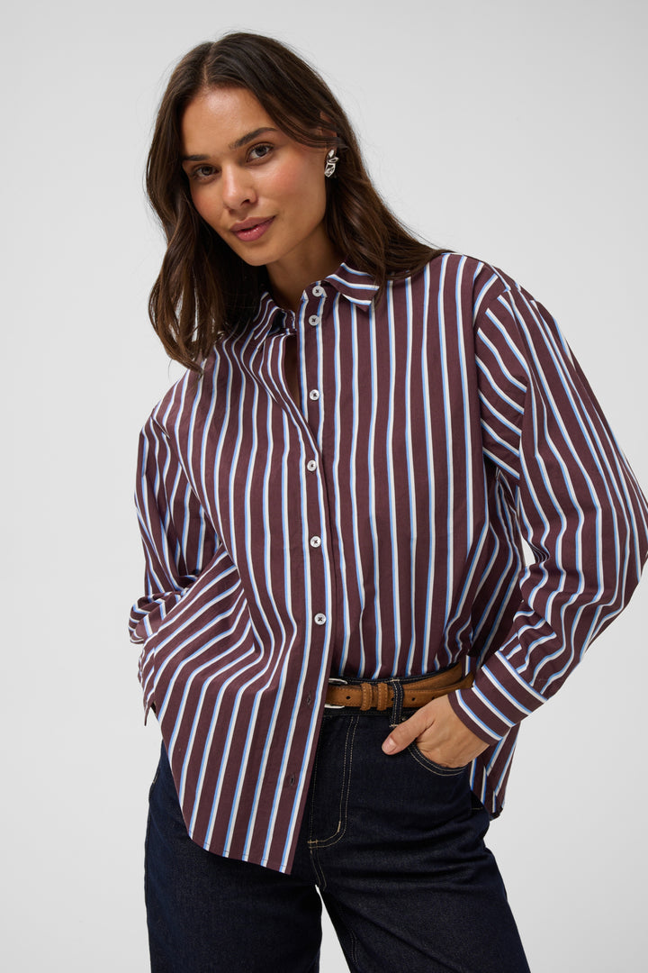 KAgavina Shirt - Fudge/Chalk/Provance
